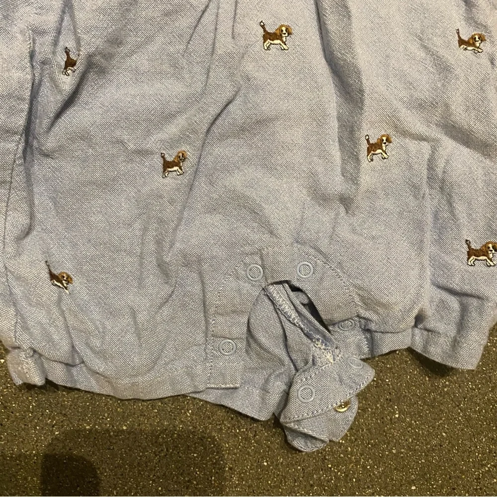 Janie and Jack white romper